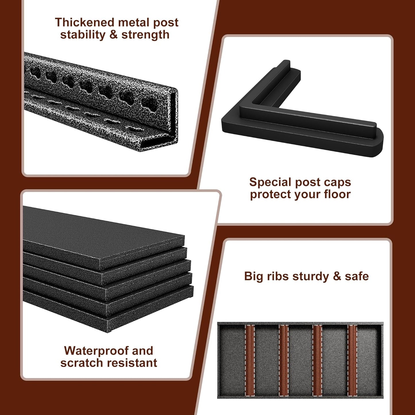 48" W Garage Shelving Heavy Duty，3000LBS Loads Adjustable Garage Storage Shelves,5-Tier Metal Storage Racks and Shelving Units, Utility Rack Shelves,48”W x 24”D x 78”H,Silver