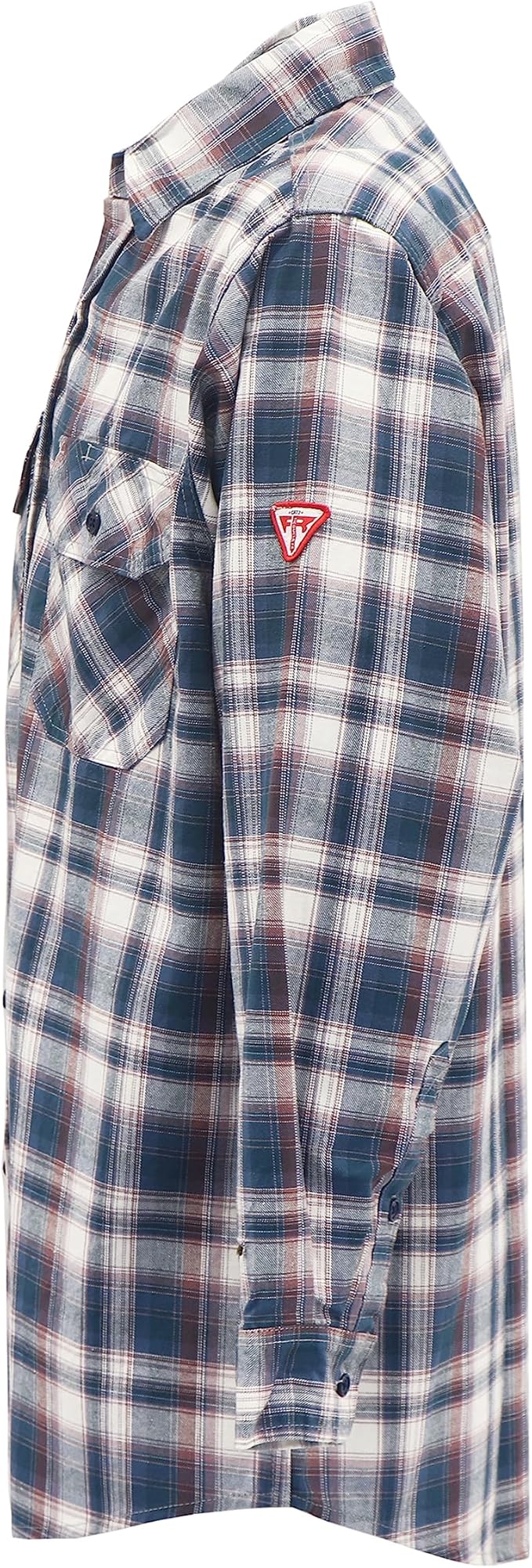 TICOMELA FR Shirts for Men Flame Resistant Shirt CAT2 Light Weight 6.5oz Fire Retardant Men's Welding Shirt