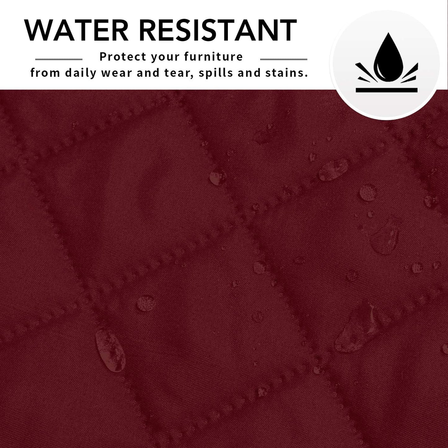 Easy-Going L Shape Sofa Slipcover Chaise Reversible Protector Cover for Pets Dog (X-Large, Christmas Red)