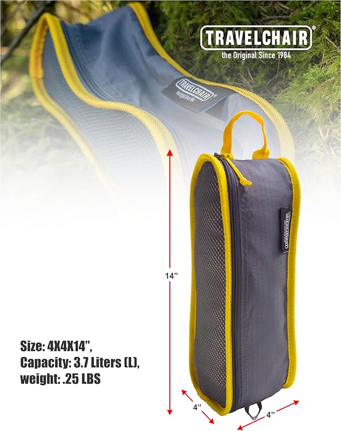 Travel Chair Joey Gear Bag: Durable Mesh Organizer for Tools, Ice Scraper, Pet Supplies, Compact Camping Chairs, Golf Supplies & More - Easy Maintenance, Multi-Functional