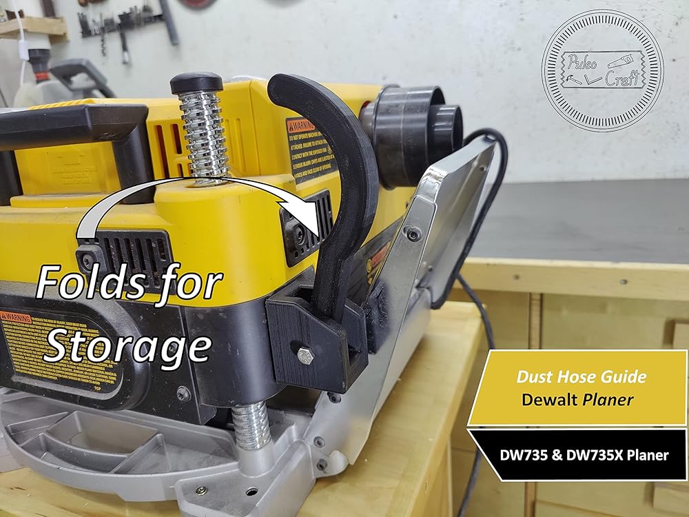 Dust Hose Guide for Dewalt DW735 Planer