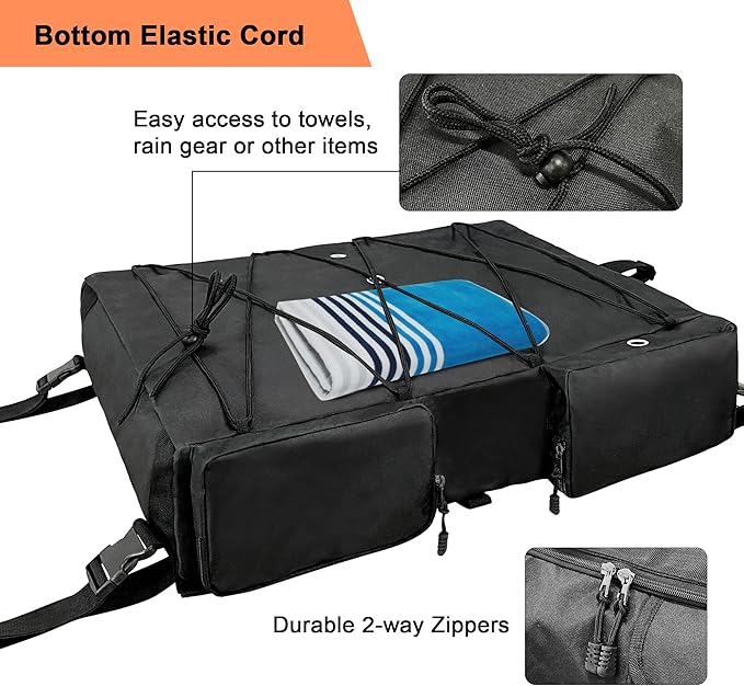 MYDAYS T-Top Storage Bag, Boat Life Jacket Storage Bag for 4 to 6 Type II Life Jackets