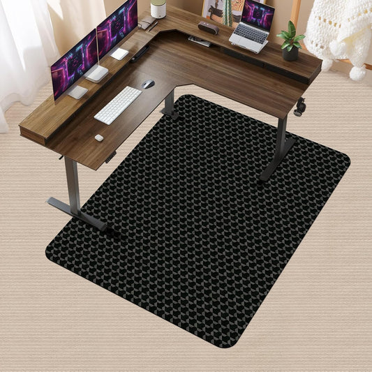 Vicwe Office Chair Mat for Carpet, 48" x 40"Anti-Slip Waterproof Floor Protector Desk Chair Mat for Rolling Chairs, Heavy Duty Chair Mat with Studs,Easy Glide Floor Mat for Home,Gaming