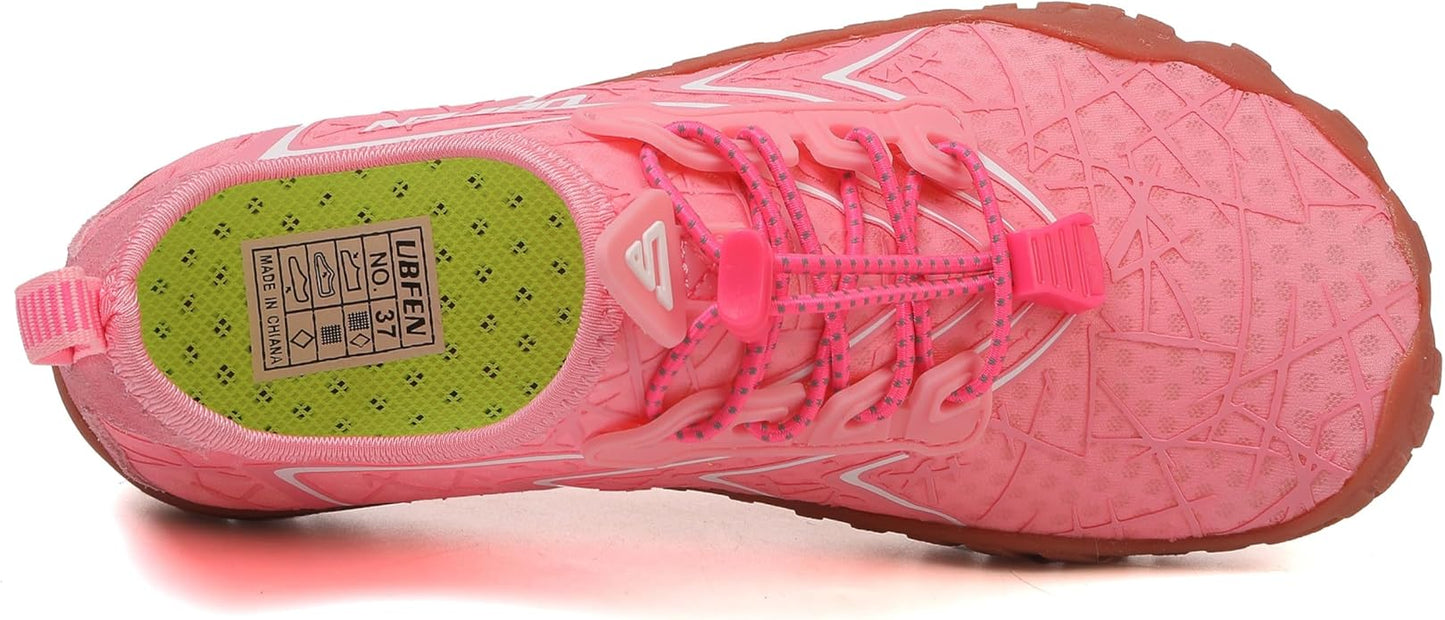 UBFEN Water Shoes Aqua Swim Shoes Mens Womens Beach Sports Quick Dry Barefoot for Boating Fishing Diving Surfing