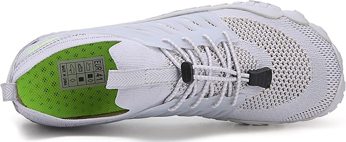 UBFEN Water Shoes Aqua Swim Shoes Mens Womens Beach Sports Quick Dry Barefoot for Boating Fishing Diving Surfing