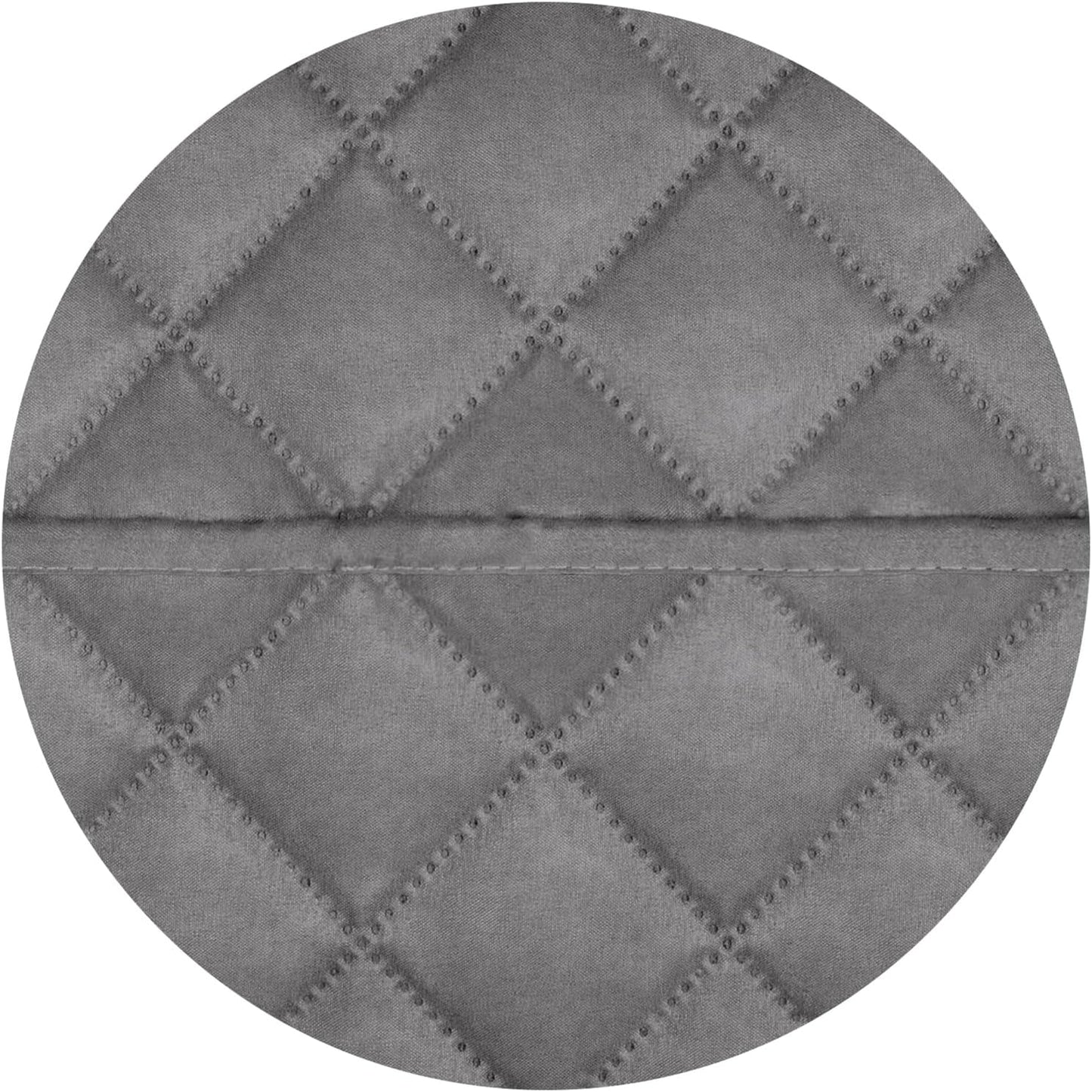 PureFit Reversible Quilted Sofa Cover, Water Resistant Slipcover Furniture Protector, Washable Couch Cover with Non Slip and Elastic Straps for Kids, Dogs, Pets (Oversized Chair, Gray/Gray)