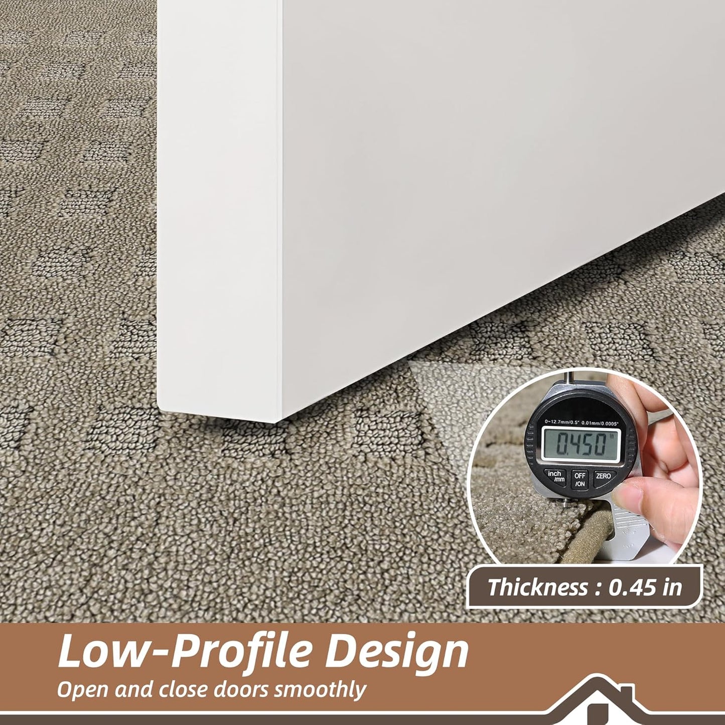 BEQHAUSE Waffle Door Mats Indoor 36"x60", Dog Mat for Muddy Paws Absorbent and Dirt Resist Floor Mats Non-Slip Washable Rugs for Entryway, Welcome Mat for Front Back Door, Muddy Wet Shoes, Beige