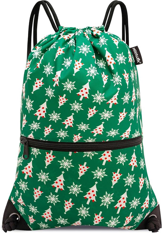 HOLYLUCK Drawstring Backpack Bag Sport Gym Sackpack
