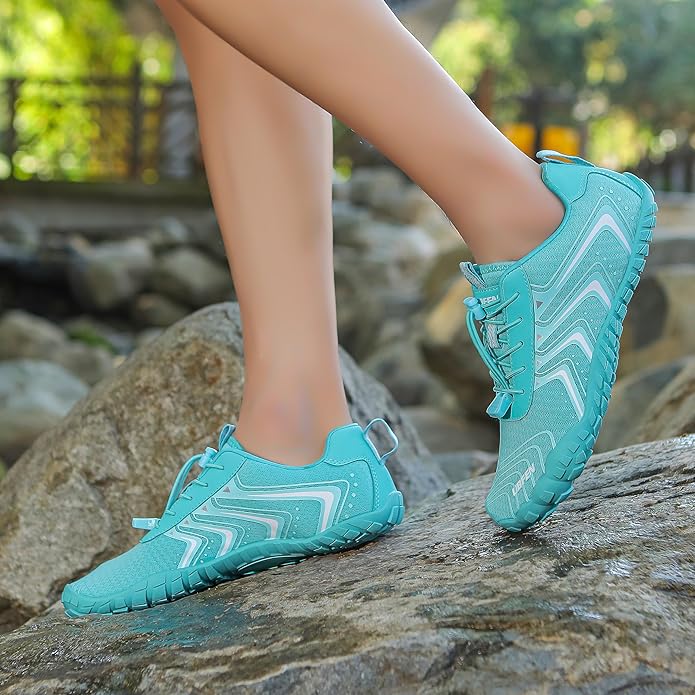 UBFEN Water Shoes Aqua Swim Shoes Mens Womens Beach Sports Quick Dry Barefoot for Boating Fishing Diving Surfing