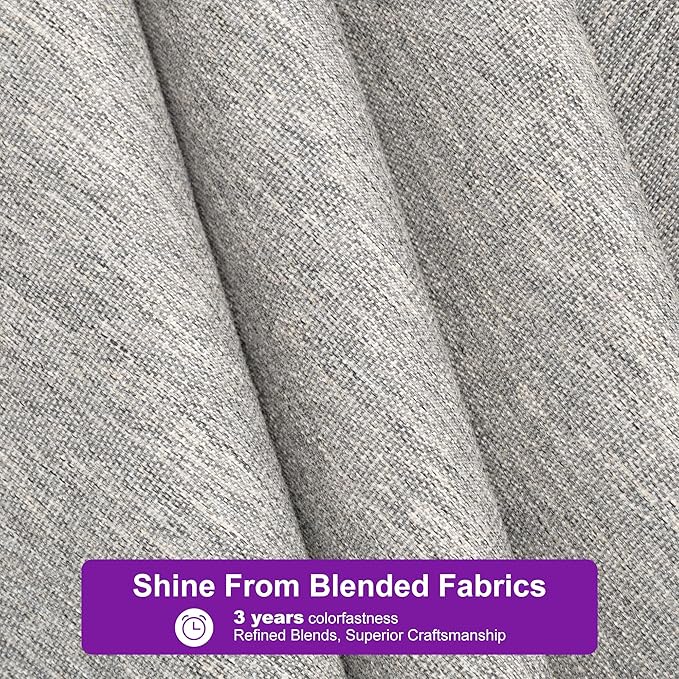 PURPLE LEAF 8 FT Cantilever Patio Umbrella Outdoor Aluminum Offset Square Umbrella with 3 Years Fade Resistance Recycled Fabric and 360-degree Rotation for Deck Pool Garden, Pebble Grey