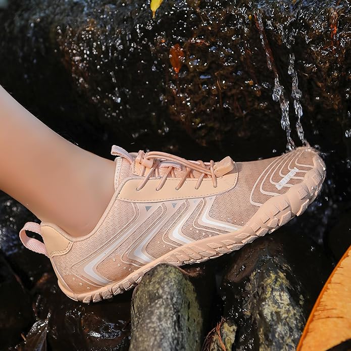 UBFEN Water Shoes Aqua Swim Shoes Mens Womens Beach Sports Quick Dry Barefoot for Boating Fishing Diving Surfing