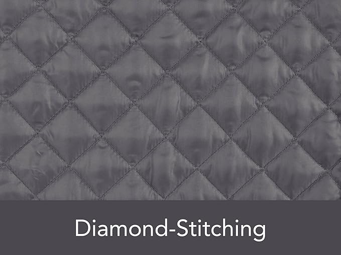 Covermates Keepsakes - Quilted Divider Set - Set of 4 - Scratch & Breakage Protection - Stain Resistant - Machine Washable - China Storage, Slate