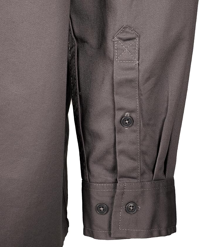 TICOMELA FR Shirts for Men Flame Resistant Shirt CAT2 Light Weight 6.5oz Fire Retardant Men's Welding Shirt