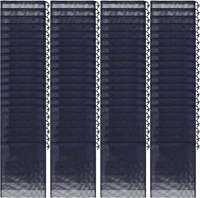 Mesh Drawstring Bag Durable Delicate Mesh Laundry Bag Multicolor Nylon Mesh Bag Small Mesh Gym Bag Travel Mesh Beach Bag Locking Closure Storage Bag For College, Gym, Yoga, Sport