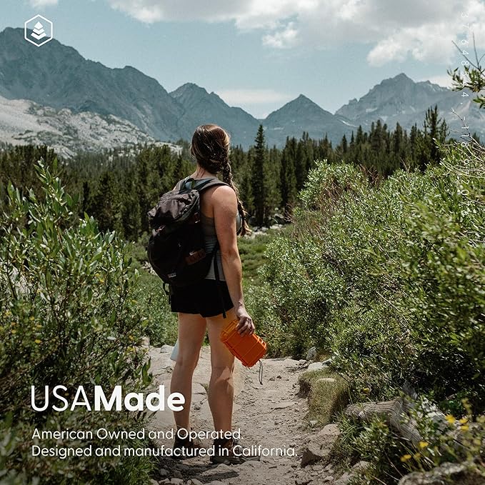 Evergreen 56 ToughBox - EDC Dry Box Protective Case USA Made for Organization of Cameras, Phones, Camping, Fishing, Hiking, Water Sports (Clear)