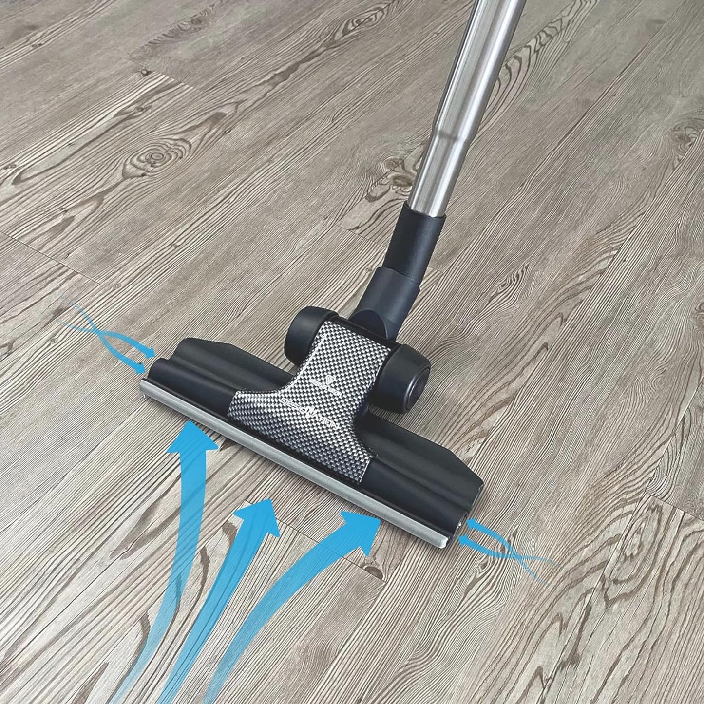 Wessel-Werk RD285 Designation™ Universal Vacuum Floor Brush Attachment — Ultra-Thin Dual-Surface Nozzle with Edge-to-Edge Cleaning & 1.25-1.5 in. Adapter (Designation™ Universal Nozzle)