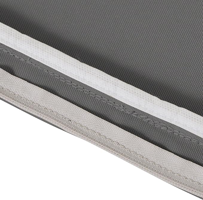 Classic Accessories Montlake Water-Resistant 21 x 20 x 4 Inch Patio Lounge Back Cushion, Light Charcoal Grey, Outdoor Loveseat Cushions