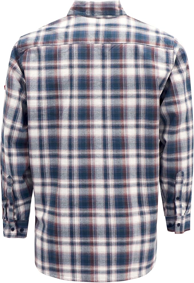 TICOMELA FR Shirts for Men Flame Resistant Shirt CAT2 Light Weight 6.5oz Fire Retardant Men's Welding Shirt