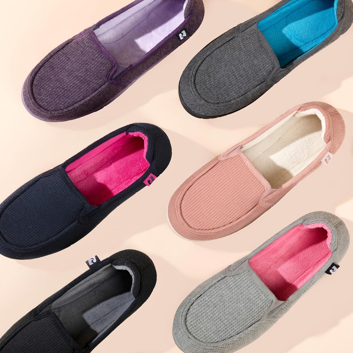 RockDove Women's Two-Tone Hoodback Slipper with Removable Insole