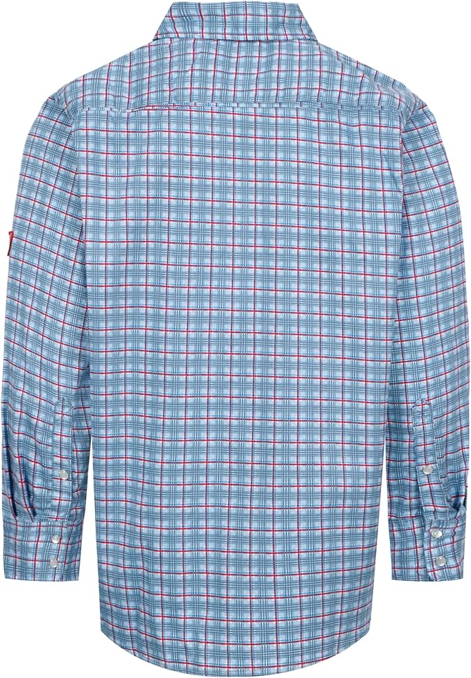 TICOMELA FR Shirts for Men Flame Resistant Shirt CAT2 Light Weight 6.5oz Fire Retardant Men's Welding Shirt