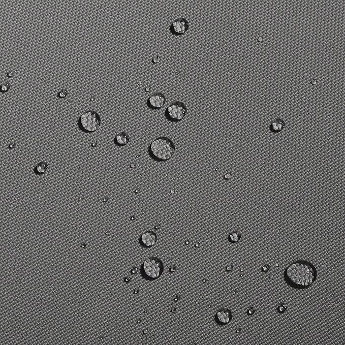 Classic Accessories Montlake Water-Resistant 25 x 18 x 4 Inch Patio Lounge Back Cushion, Light Charcoal Grey, Outdoor Loveseat Cushions