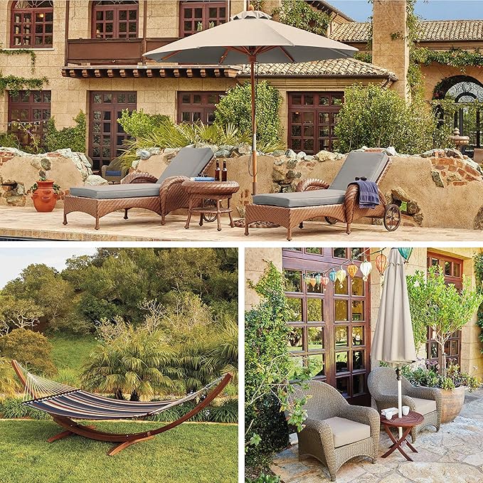 Classic Accessories Montlake Water-Resistant 25 x 22 x 4 Inch Patio Lounge Back Cushion, Heather Grey, Outdoor Loveseat Cushions